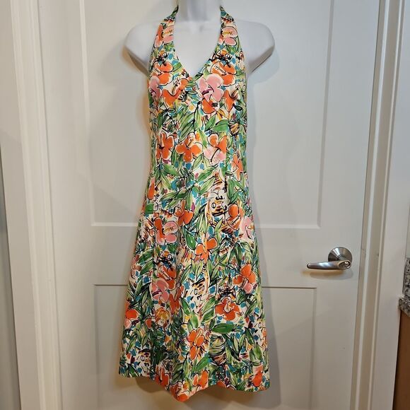 Island Republic Halter Sundress sz 6 - Picture 4 of 7